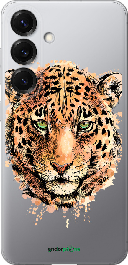 Силиконовый чехол Леопард v2 для Samsung Galaxy S25 - 5606u-3804 изображение 