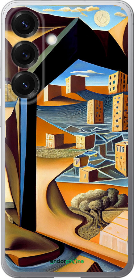 Силиконовый чехол Абстракция v2 для Samsung Galaxy S25 - 5618u-3804 изображение 