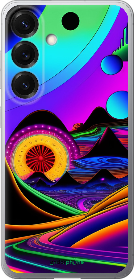 Силиконовый чехол Абстракция v3 для Samsung Galaxy S25 - 5620u-3804 изображение 
