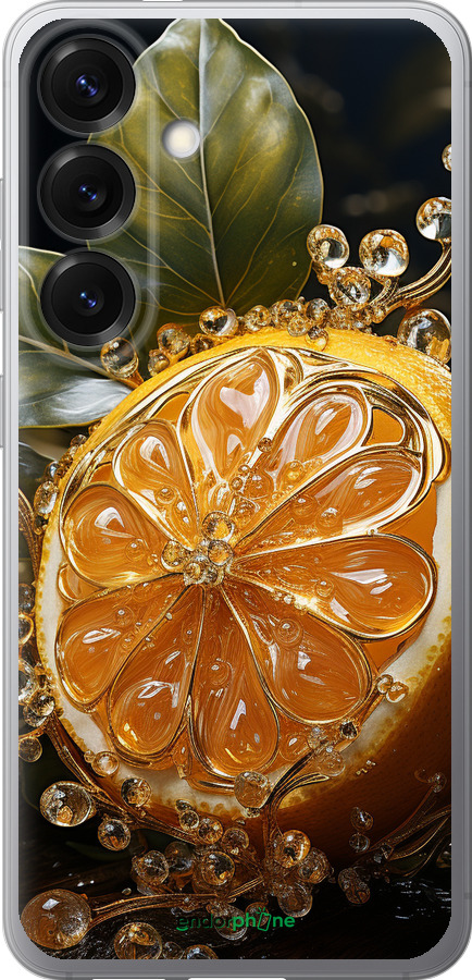Силиконовый чехол Лимон для Samsung Galaxy S25 - 5647u-3804 изображение 