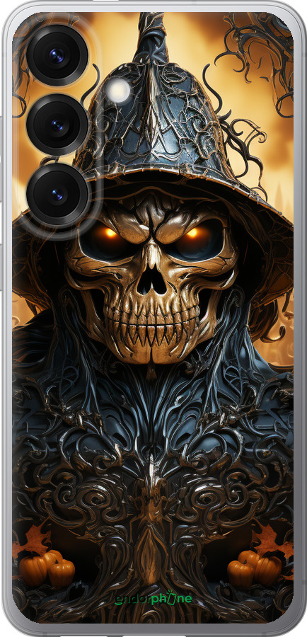Силиконовый чехол Череп 2 для Samsung Galaxy S25 - 5652u-3804 изображение 