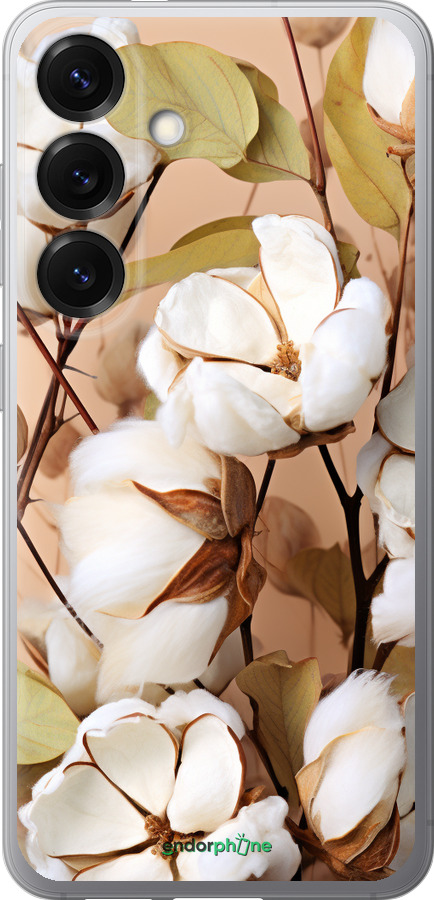 Силиконовый чехол Хлопок для Samsung Galaxy S25 - 5665u-3804 изображение 