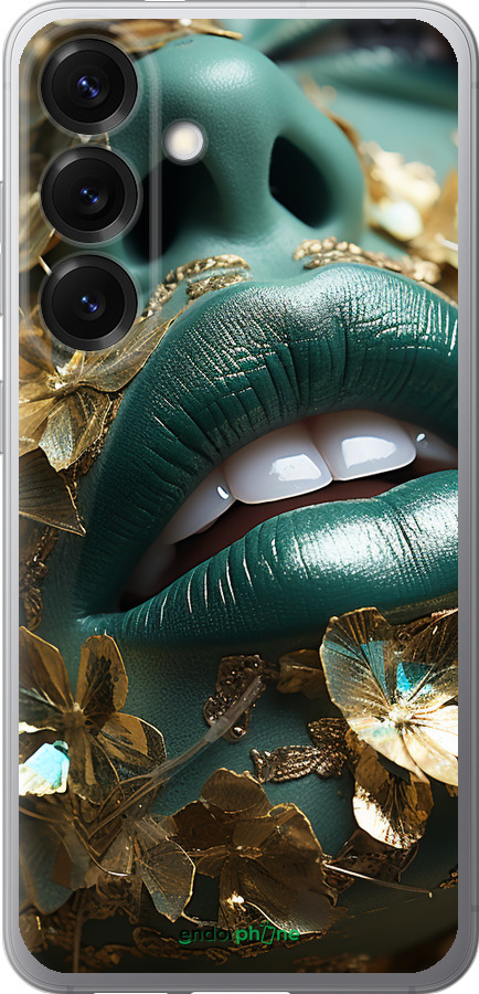 Силиконовый чехол Губы 2 для Samsung Galaxy S25 - 5667u-3804 изображение 