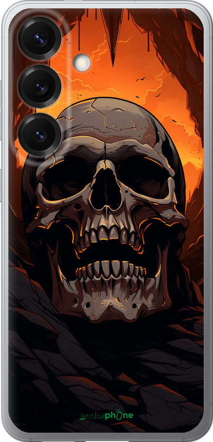 Силіконовий чехол Черв пещері для Samsung Galaxy S25 - 5959u-3804 изображение 