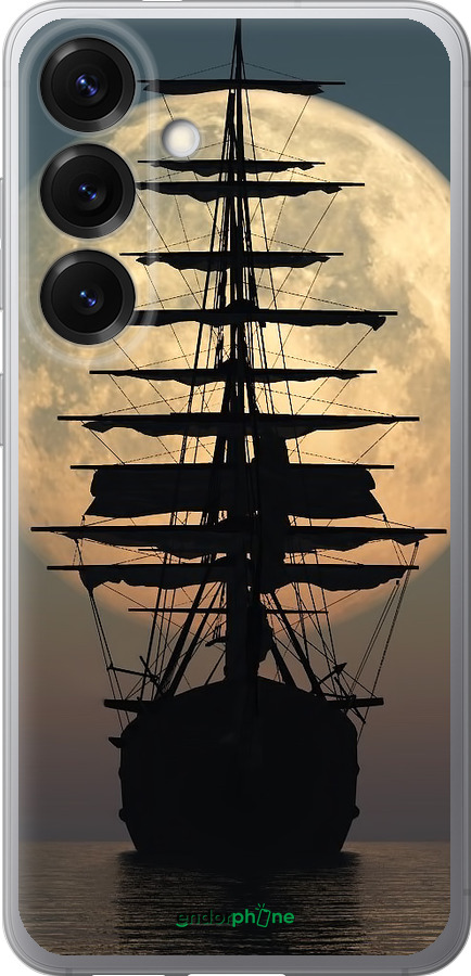 Силиконовый чехол Корабль для Samsung Galaxy S25 - 5998u-3804 изображение 