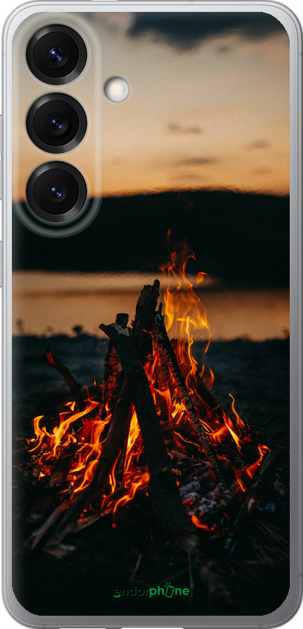 Силіконовий чехол Вогонь для Samsung Galaxy S25 - 6021u-3804 изображение 
