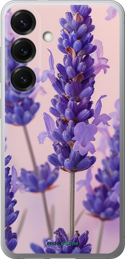 Силиконовый чехол Лаванда для Samsung Galaxy S25 - 6037u-3804 изображение 