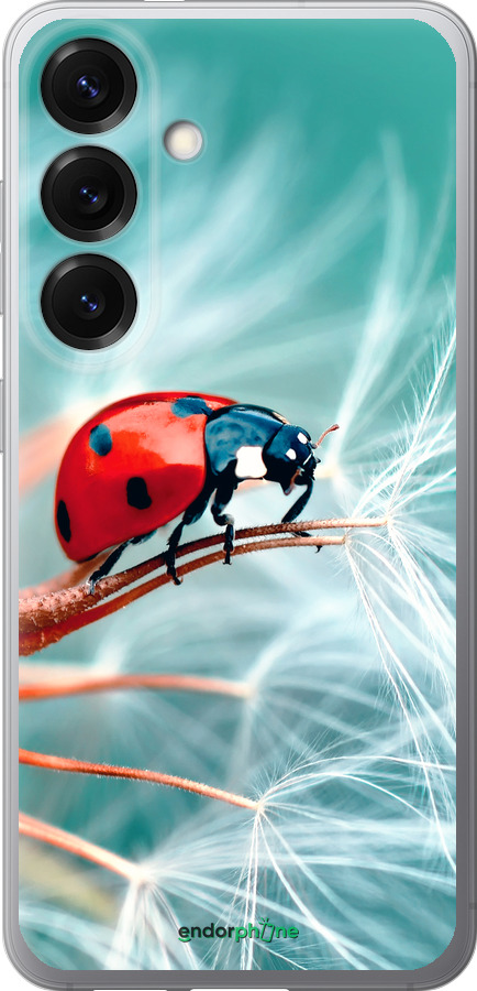 Силиконовый чехол Божья коровка для Samsung Galaxy S25 - 6049u-3804 изображение 
