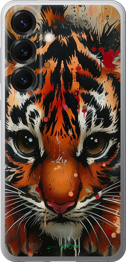 Силиконовый чехол Mini tiger для Samsung Galaxy S25 - 6052u-3804 изображение 