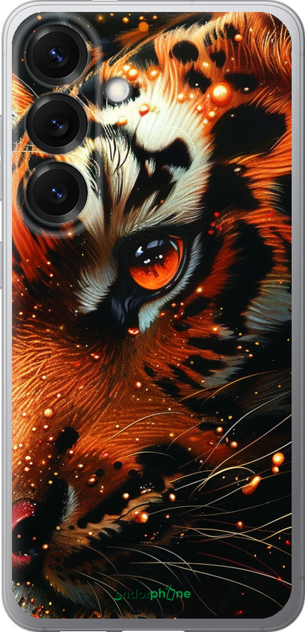 Силіконовий чехол Tiger для Samsung Galaxy S25 - 6053u-3804 изображение 