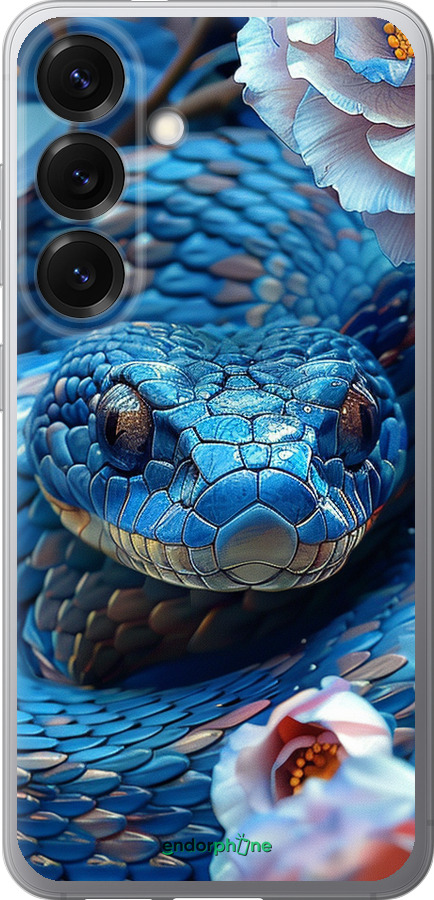 Силиконовый чехол Blue Snake для Samsung Galaxy S25 - 6079u-3804 изображение 