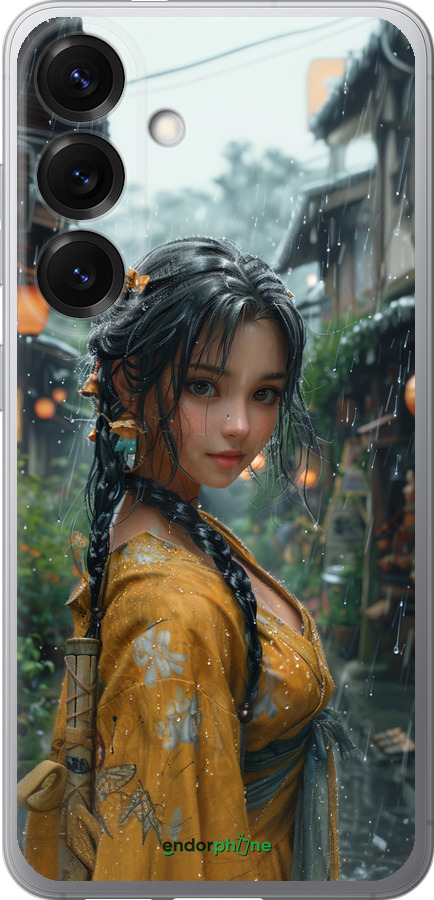 Силиконовый чехол Anime-girl для Samsung Galaxy S25 - 6133u-3804 изображение 
