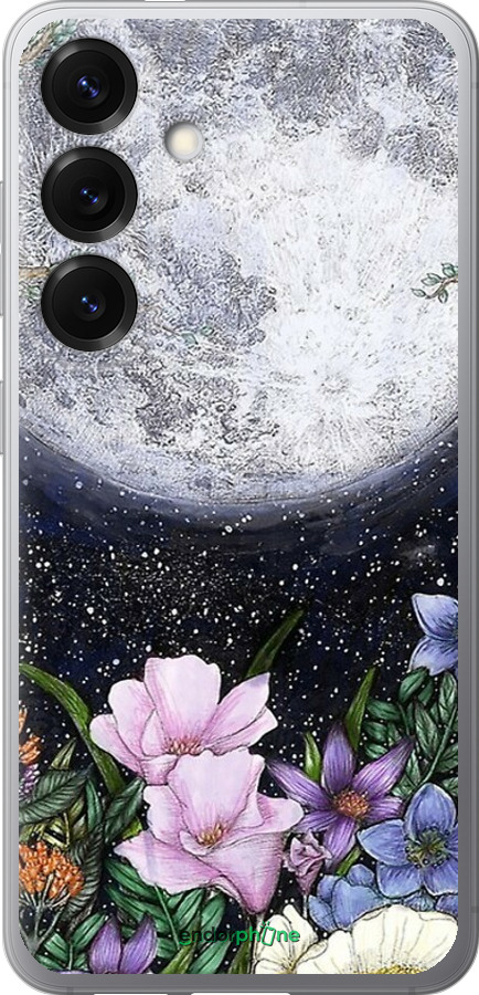 Силиконовый чехол Полночь в саду для Samsung Galaxy S25 - 6259u-3804 изображение 
