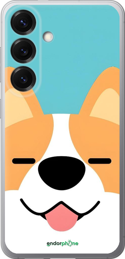 Силіконовий чехол Корги для Samsung Galaxy S25 - 6280u-3804 изображение 