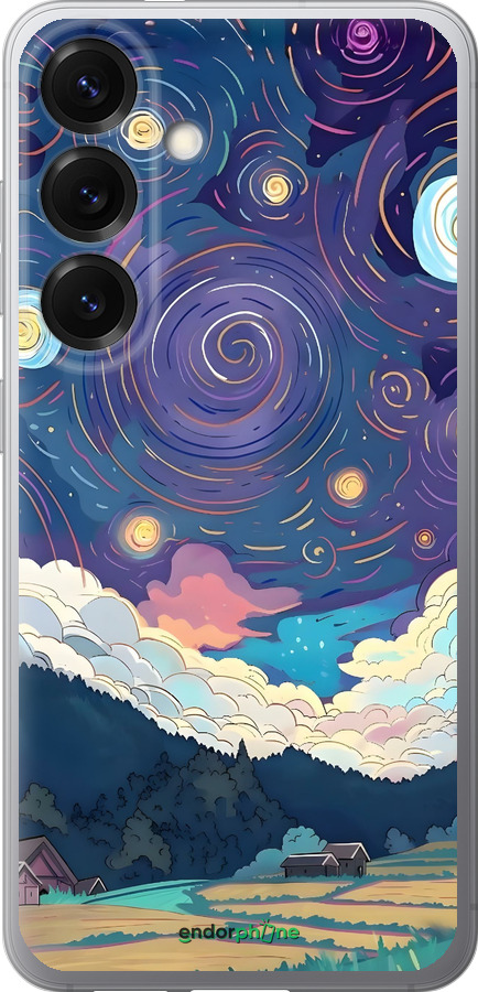 Силиконовый чехол Креативный арт для Samsung Galaxy S25 - 6322u-3804 изображение 