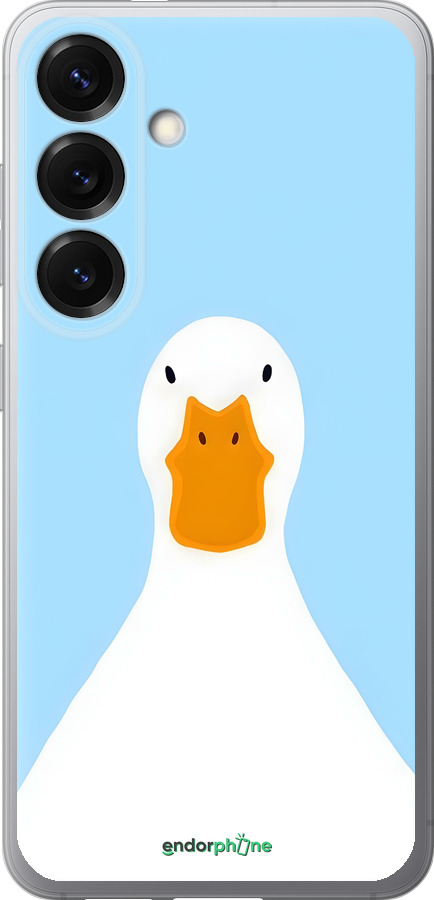 Силіконовий чехол Гусак для Samsung Galaxy S25 - 6350u-3804 изображение 