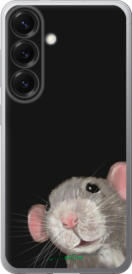 Силіконовий чехол The Peeking Rat для Samsung Galaxy S25 - 6442u-3804 изображение 
