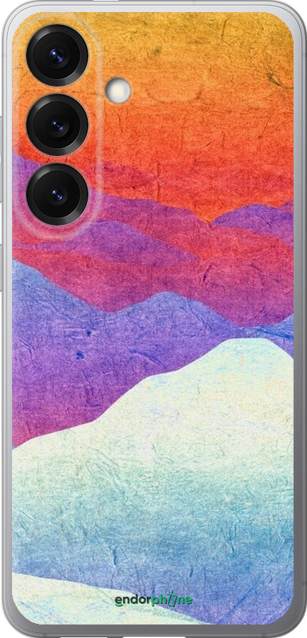 Силиконовый чехол Горный закат для Samsung Galaxy S25 - 6479u-3804 изображение 