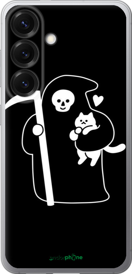 Силіконовий чехол Із зображенням Котів для Samsung Galaxy S25 - 6485u-3804 изображение 