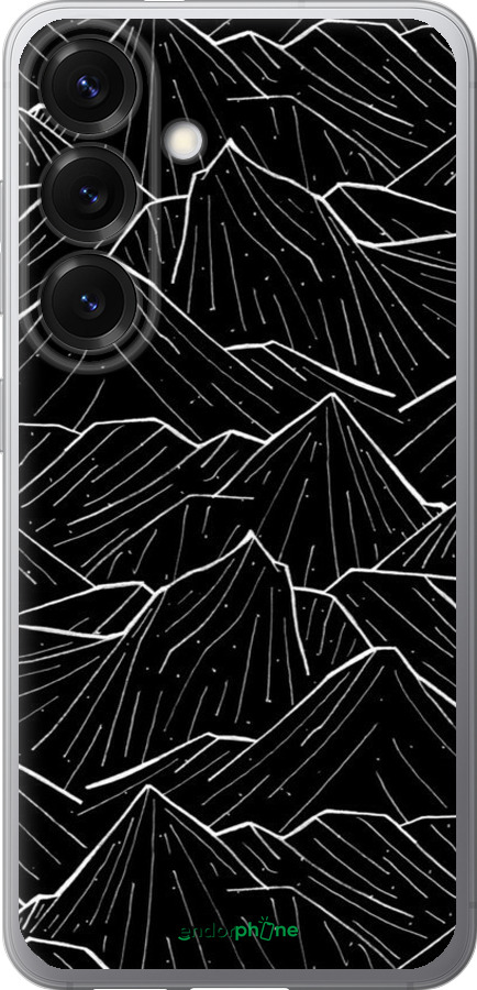 Силиконовый чехол С изображением Темных гор для Samsung Galaxy S25 - 6489u-3804 изображение 