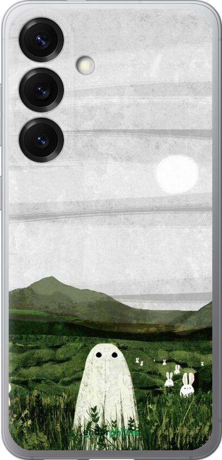 Силиконовый чехол Привидение для Samsung Galaxy S25 - 6492u-3804 изображение 