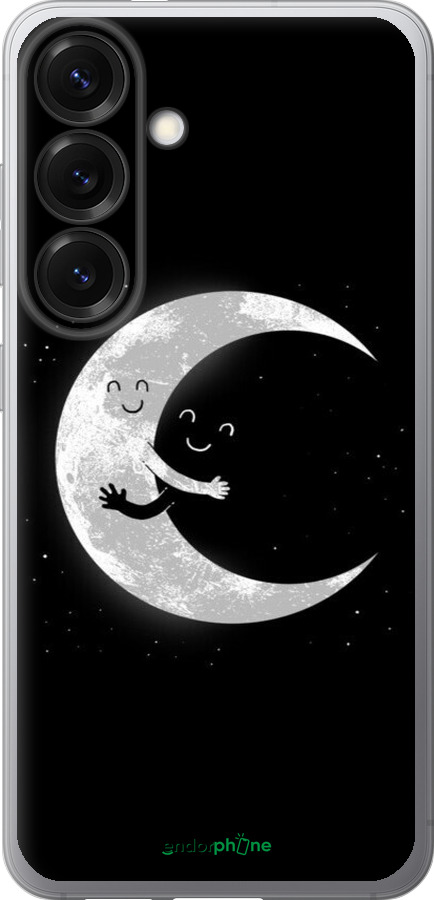 Силіконовий чехол Місячні обійми для Samsung Galaxy S25 - 6508u-3804 изображение 