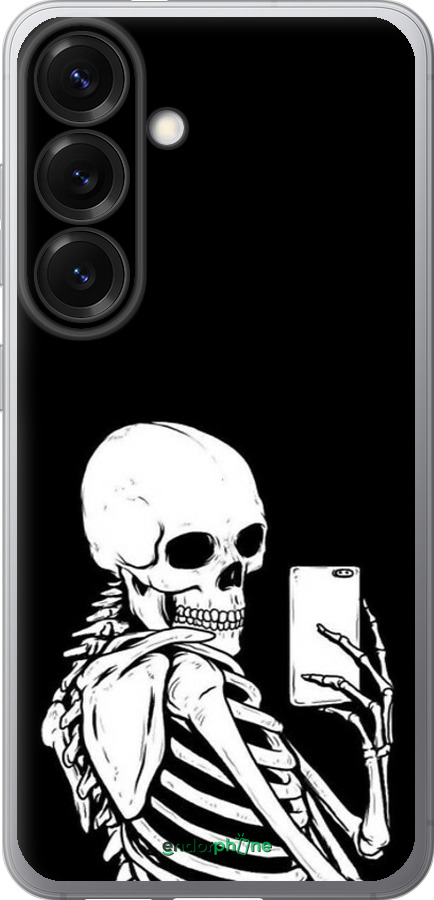 Силиконовый чехол Скелет делает Selfie для Samsung Galaxy S25 - 6535u-3804 изображение 
