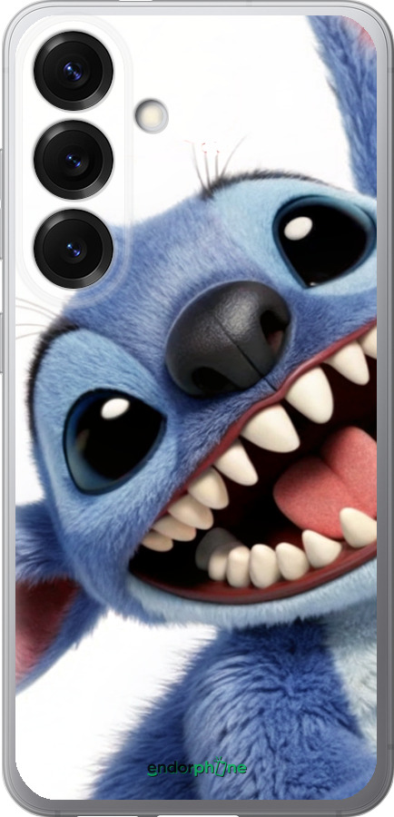 Силиконовый чехол Стич для Samsung Galaxy S25 - 6684u-3804 изображение 
