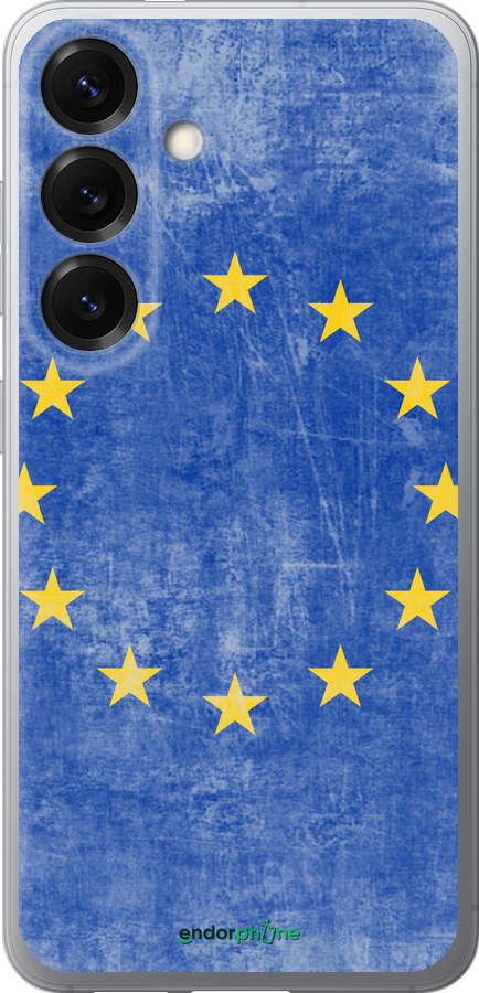 Силиконовый чехол Евросоюз 4 для Samsung Galaxy S25 - 765u-3804 изображение 