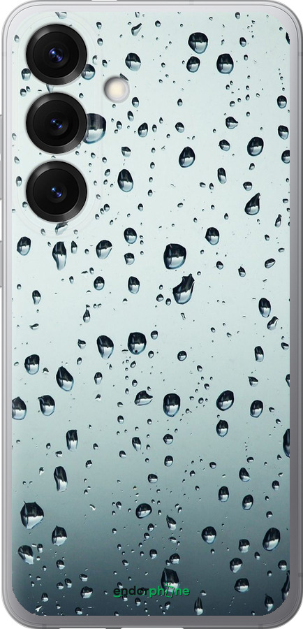 Силиконовый чехол Стекло в каплях для Samsung Galaxy S25 - 848u-3804 изображение 