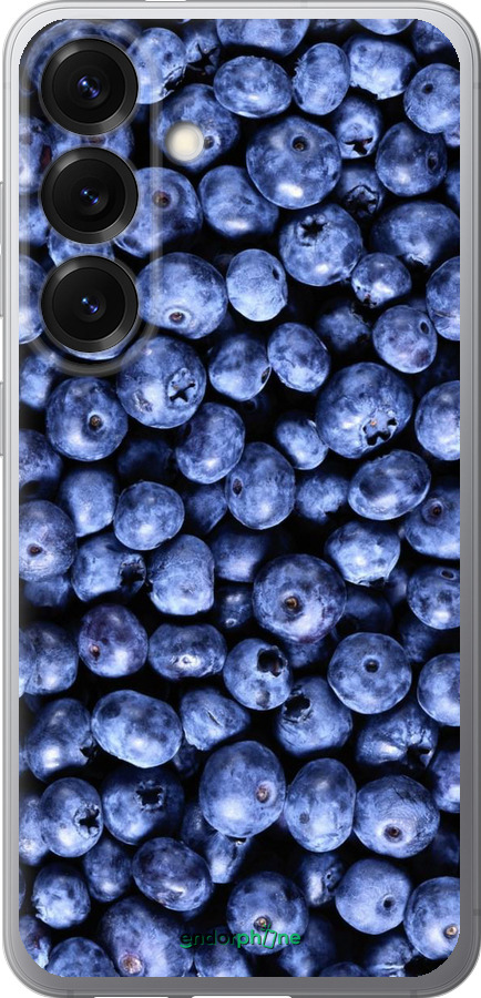 Силіконовий чехол Чорниця для Samsung Galaxy S25 - 851u-3804 изображение 