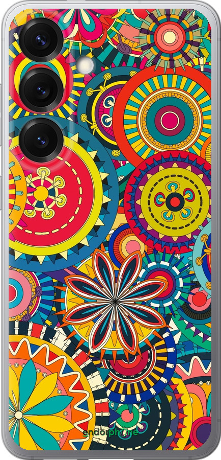 Силиконовый чехол Узор 5 для Samsung Galaxy S25 - 902u-3804 изображение 