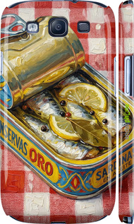 3D пластиковый глянцевый чехол 'Vintage Sardine Tin Phone' для Samsung Galaxy S3 Duos I9300i изображение 1
