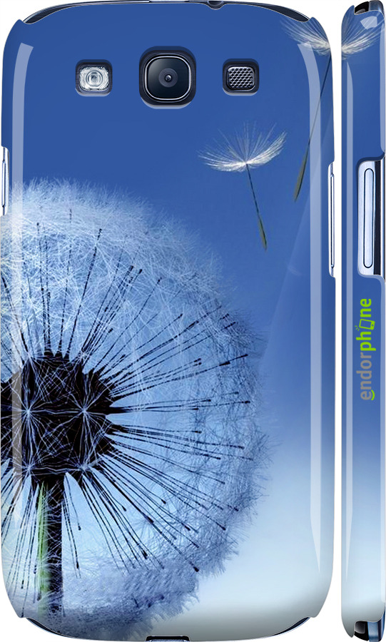 3D пластиковий глянцевий чехол Кульбабка для Samsung Galaxy S3 Duos I9300i - 6005c-50 изображение 
