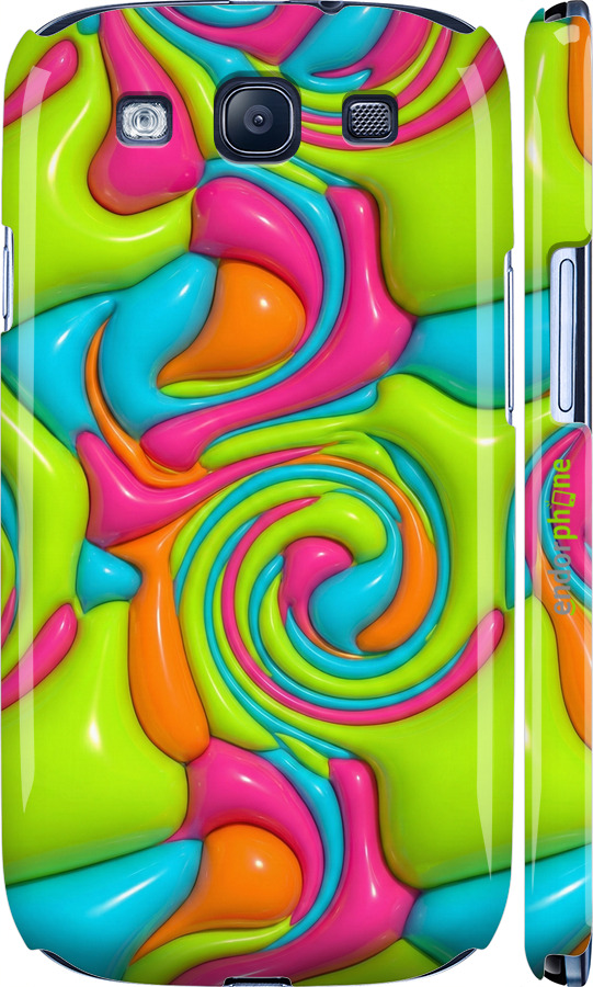 3D пластиковый матовый чехол Y2K Jelly Dream для Samsung Galaxy S3 i9300 - 6780m-11 изображение 