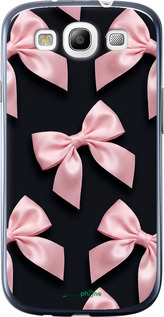 Силиконовый чехол 'Coquette Ribbons Dark Coquette' для Samsung Galaxy S3 Duos I9300i изображение 1