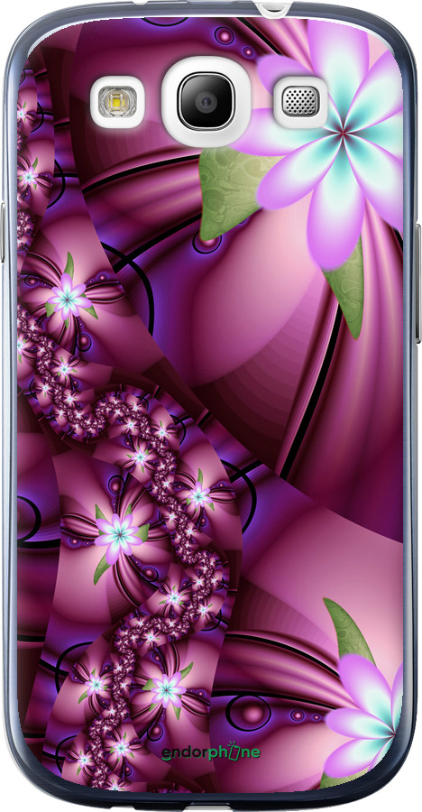 

Силіконовий чохол "Квіткова мозаїка" для Samsung Galaxy S3 Duos I9300i, Рожевий