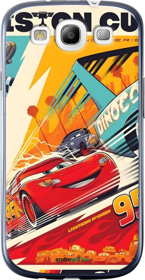 Силиконовый чехол Тачки для Samsung Galaxy S3 Duos I9300i - 6288u-50 изображение 