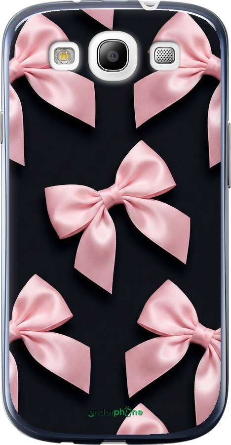 Силиконовый чехол Coquette Ribbons Dark Coquette для Samsung Galaxy S3 Duos I9300i - 6767u-50 изображение 