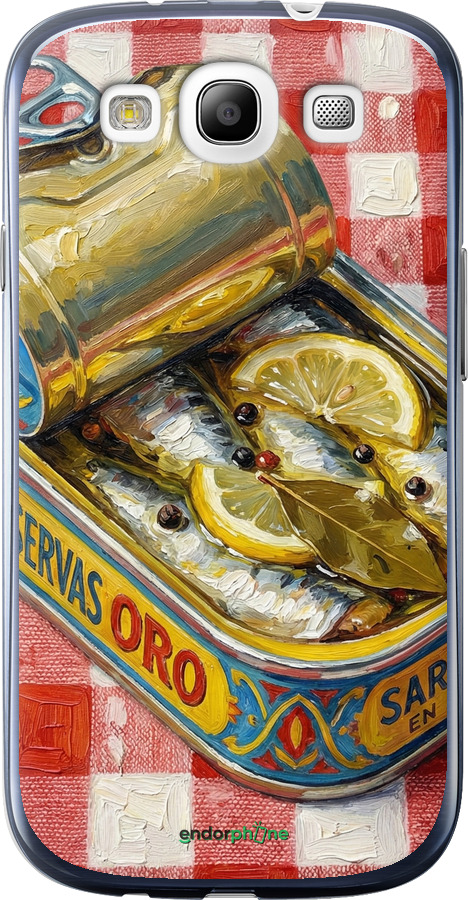 Силиконовый чехол Vintage Sardine Tin Phone для Samsung Galaxy S3 Duos I9300i - 6772u-50 изображение 