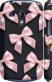 3D пластиковый глянцевый чехол 'Coquette Ribbons Dark Coquette' для Samsung Galaxy S3 mini изображение 1
