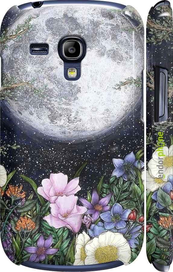 3D пластиковый матовый чехол Полночь в саду II для Samsung Galaxy S3 mini - 6424m-31 изображение 