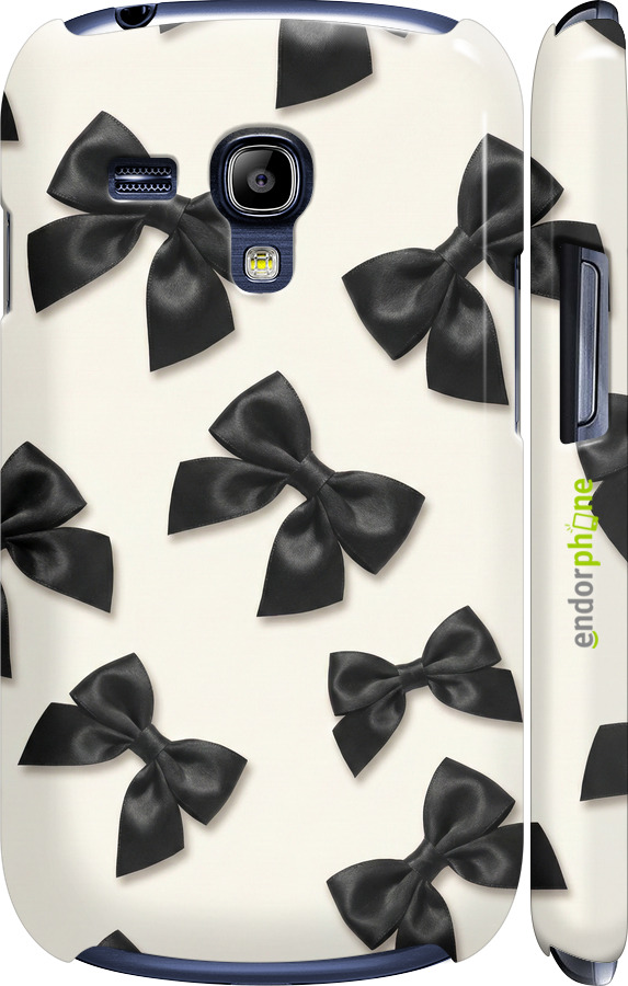 3D пластиковий матовий чехол Dark Coquette для Samsung Galaxy S3 mini - 6765m-31 изображение 