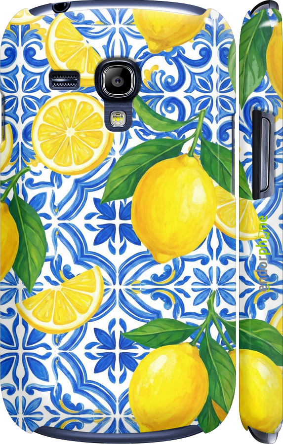 3D пластиковый глянцевый чехол Grocery Girl Italian Summer для Samsung Galaxy S3 mini - 6766c-31 изображение 