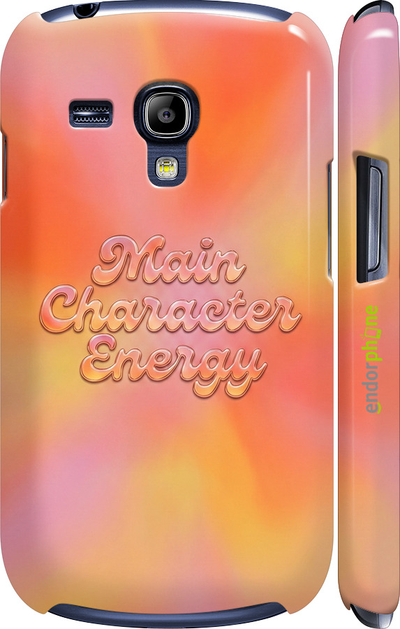 3D пластиковий матовий чехол Aura Gradient Main Character Energy Aesthetic Y2K для Samsung Galaxy S3 mini - 6783m-31 изображение 