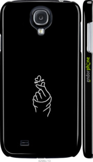 3D пластиковый глянцевый чехол Love You для Samsung Galaxy S4 i9500 - 4298c-13 изображение 