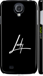 3D пластиковый глянцевый чехол Lady 2 для Samsung Galaxy S4 i9500 - 4867c-13 изображение 