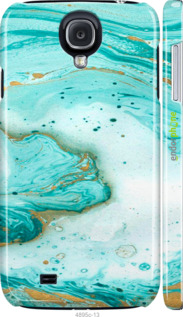 3D пластиковий матовий чехол Мармуровий для Samsung Galaxy S4 i9500 - 4895m-13 изображение 