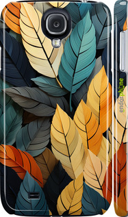 3D пластиковый глянцевый чехол Кольорове листя для Samsung Galaxy S4 i9500 - 5644c-13 изображение 