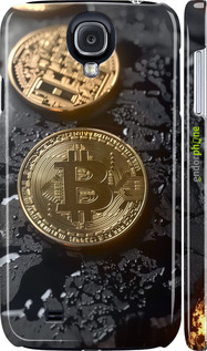 3D пластиковий глянцевий чехол Вулканійчний Bitcoin для Samsung Galaxy S4 i9500 - 6092c-13 изображение 